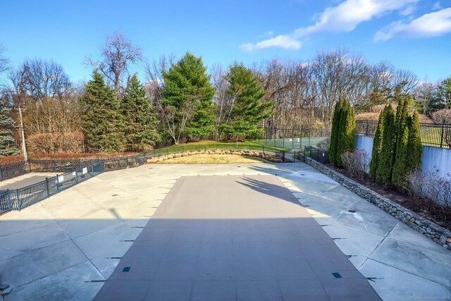 view of patio / terrace with fence
