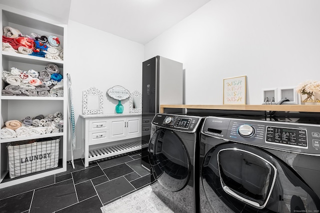 100 Georgetown Rd, Weston, CT 06883 - clothes washing area with washer and clothes dryer