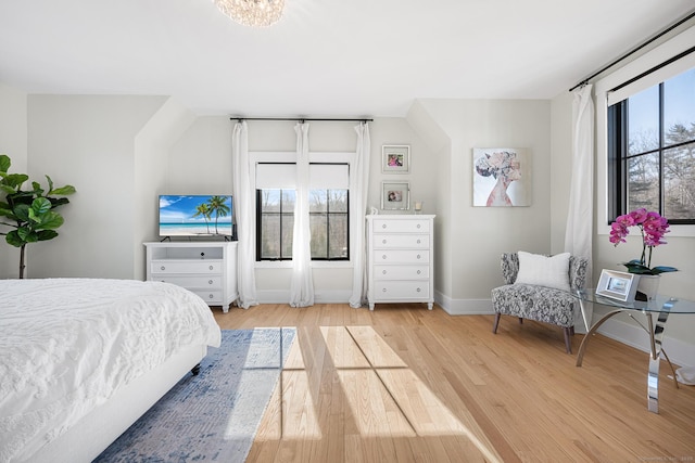 100 Georgetown Rd, Weston, CT 06883 - bedroom with baseboards and light wood-type flooring