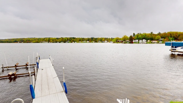 dock with a water view
