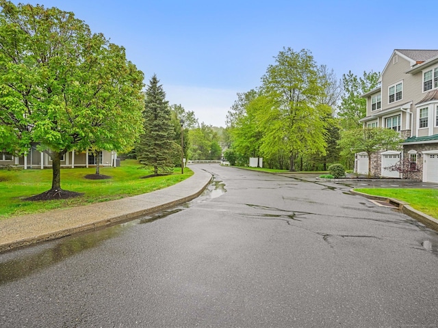 view of asphalt road