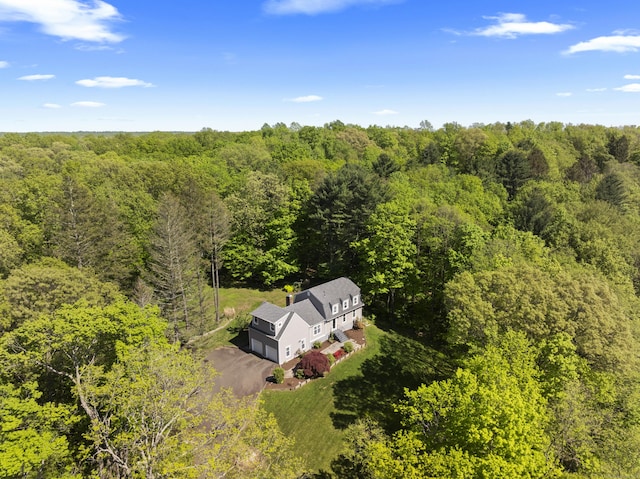 37 Hungry Hill Cir, Guilford, CT 06437 - aerial view of property and surrounding area with a forest