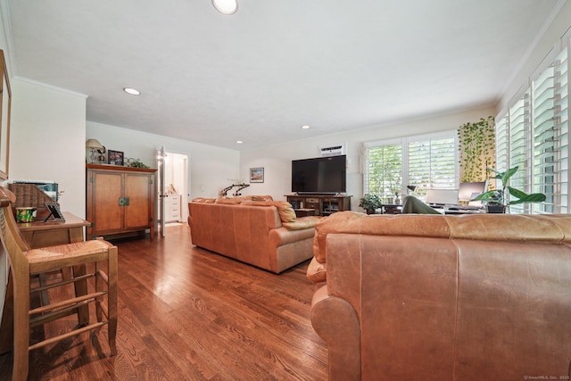 14 Live Oak Rd, Norwalk, CT 06851 - living room with wood finished floors and recessed lighting