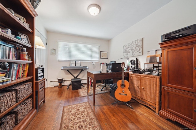 14 Live Oak Rd, Norwalk, CT 06851 - office space with wood finished floors and a baseboard heating unit