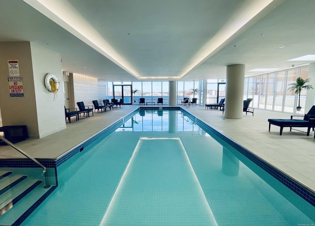 view of indoor community pool