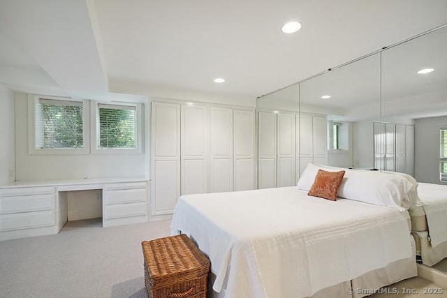 2 Aspetuck Hill Ln, Weston, CT 06883 - bedroom with recessed lighting and light carpet