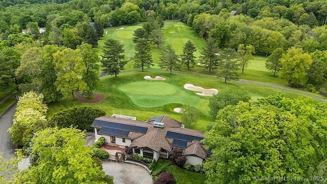 2 Aspetuck Hill Ln, Weston, CT 06883 - aerial view of a golf course