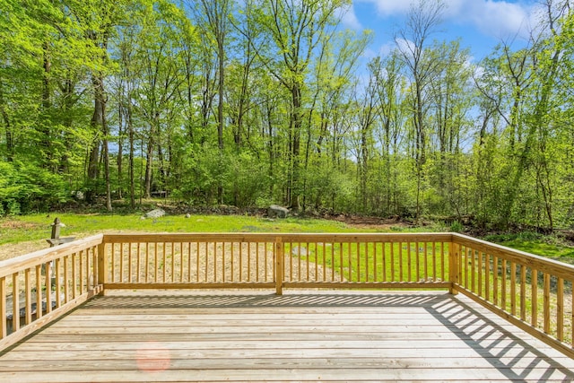 view of deck