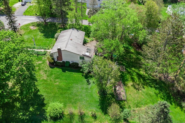 view from above of property