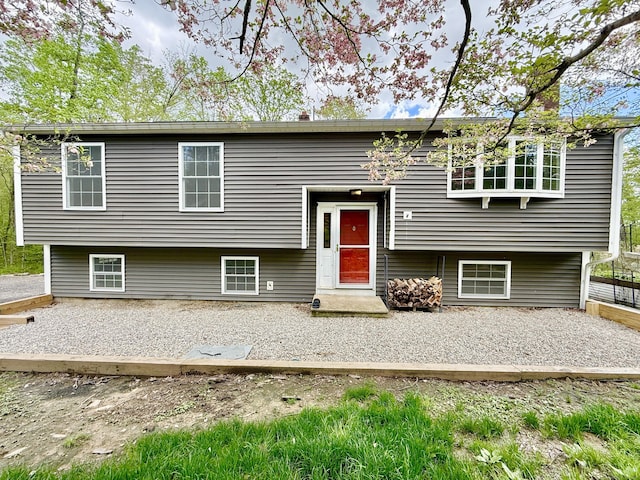 view of front of home featuring a patio