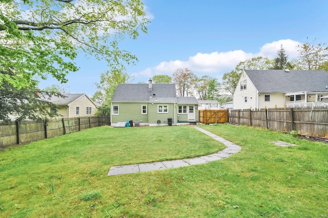 view of back of property