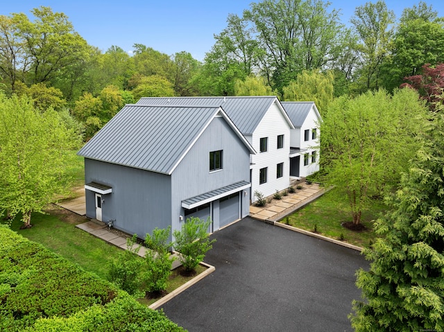 view from above of property