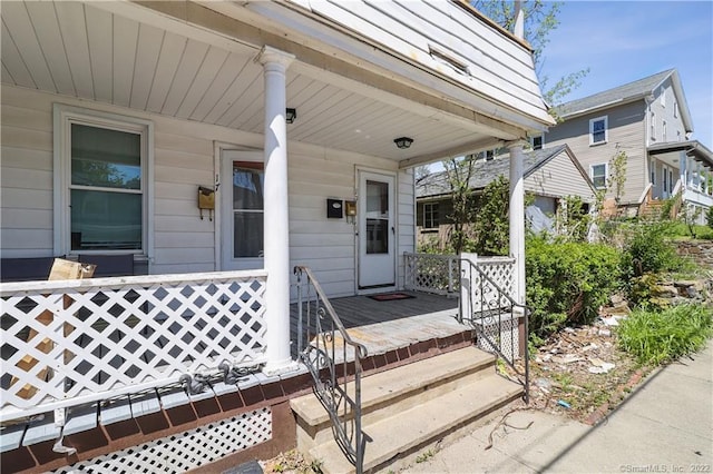19 5th St, Ansonia, CT 06401 - entrance to property with a porch
