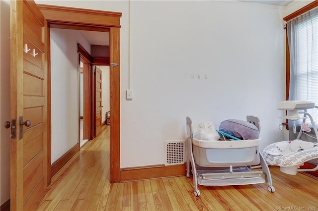 19 5th St, Ansonia, CT 06401 - hall with light wood-style flooring and baseboards