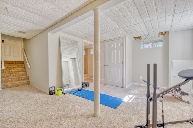 5 Blue Orchard Dr, Middletown, CT 06457 - workout room with carpet floors