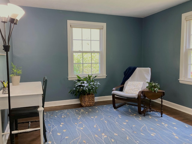 59 Overlook Dr, Manchester, CT 06042 - living area with wood finished floors and baseboards