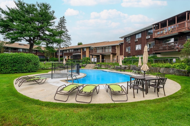community pool featuring a patio
