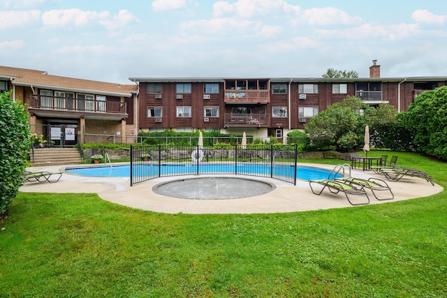view of community pool