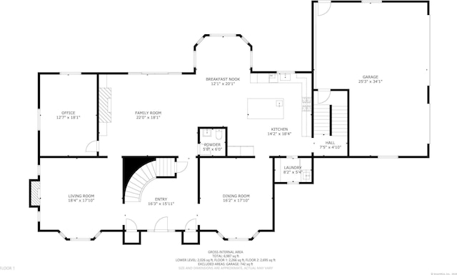 19 Stone Fence Ln, Stamford, CT 06903 - home floor plan