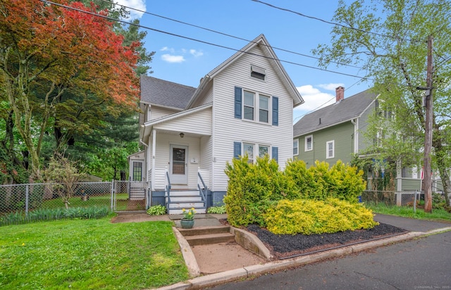 2 Cottage St, Middletown, CT 06457 - view of front of home featuring a gate
