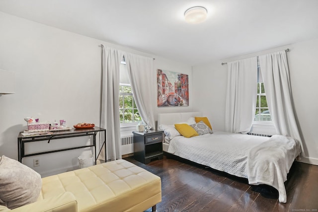 20 Fieldstone Dr, Easton, CT 06612 - bedroom with dark wood-type flooring and radiator