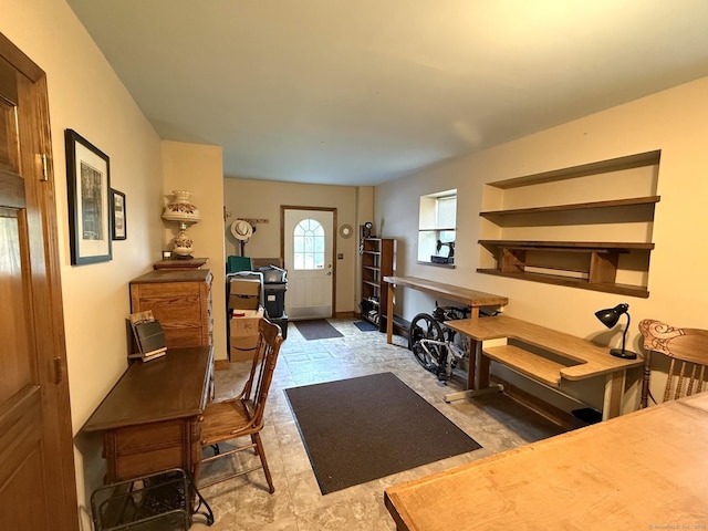 view of office