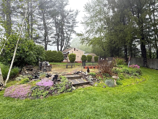 view of yard