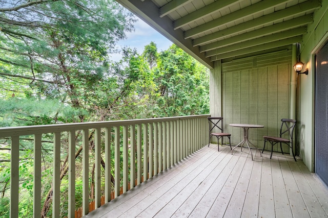 view of deck
