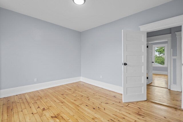 669 Third Ave, West Haven, CT 06516 - spare room with light wood-type flooring and baseboards