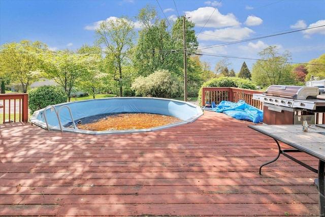 2 Chestnut Ct, Seymour, CT 06483 - wooden terrace with a grill