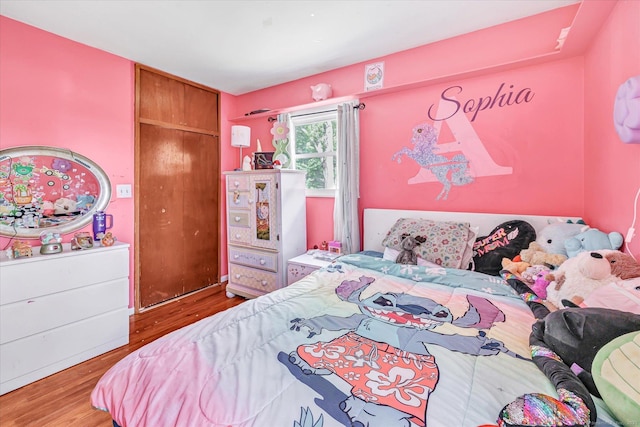 2 Chestnut Ct, Seymour, CT 06483 - bedroom featuring wood finished floors and a closet
