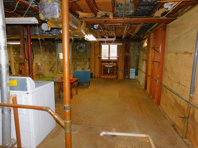 29 Barholm Ave, Stamford, CT 06907 - below grade area with washer / dryer