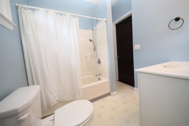 27 Ann St, West Haven, CT 06516 - bathroom featuring tile patterned floors, toilet, shower / bath combo with shower curtain, and vanity