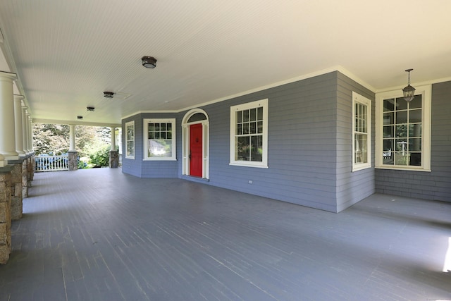 27 Country Club Rd, Ridgefield, CT 06877 - view of patio featuring a porch
