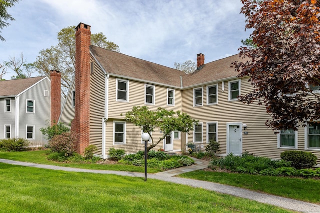 87 Canaan Rd Apt 2F, Salisbury, CT 06068 - view of front of property with a chimney and a front yard