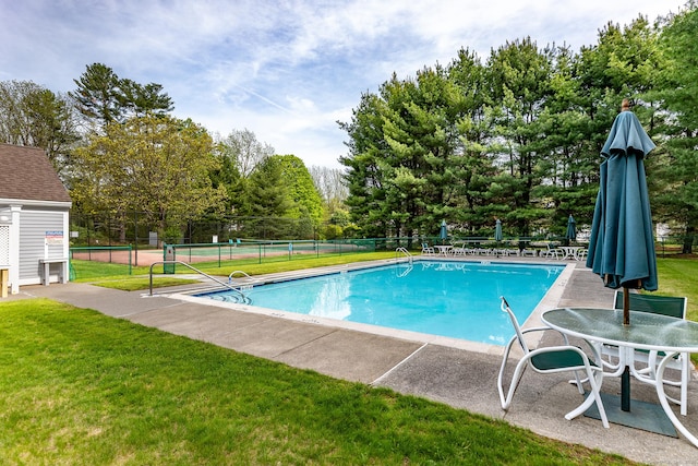 87 Canaan Rd Apt 2F, Salisbury, CT 06068 - community pool with view of wooded area