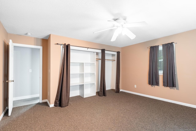 153 Mountain Rd, Cheshire, CT 06410 - unfurnished bedroom featuring carpet flooring, baseboards, and a ceiling fan