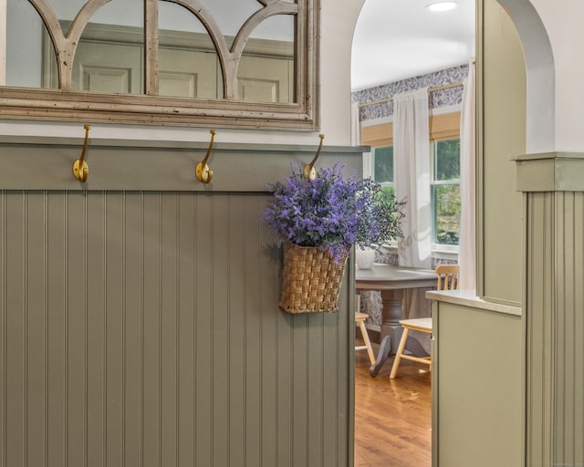 12 Rob Rider Rd, Redding, CT 06896 - detailed view of wood finished floors and arched walkways