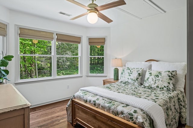 12 Rob Rider Rd, Redding, CT 06896 - bedroom featuring wood finished floors, multiple windows, attic access, and baseboards