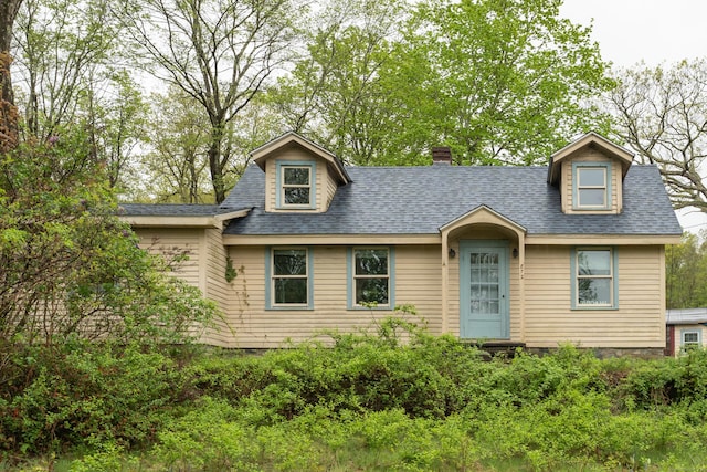 872 Nut Plains Rd, Guilford, CT 06437 - new england style home featuring a chimney and roof with shingles