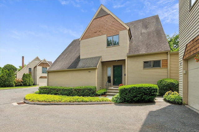 8 Cottonwood Ct Unit 8, Granby, CT 06035 - view of front facade with a shingled roof