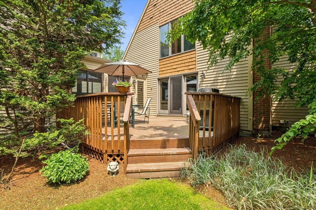 8 Cottonwood Ct Unit 8, Granby, CT 06035 - view of deck