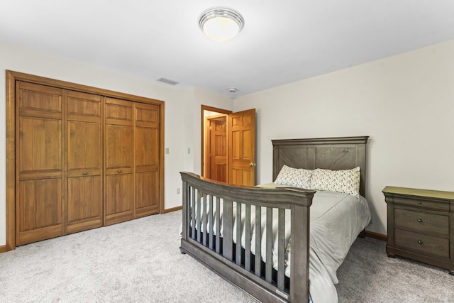 74R Green Ln, Durham, CT 06422 - bedroom featuring light colored carpet, baseboards, and a closet