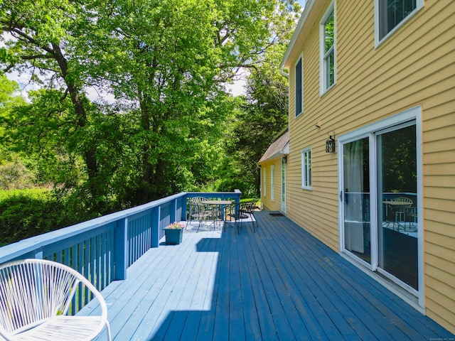 134 School House Rd, Old Saybrook, CT 06475 - deck featuring outdoor dining space