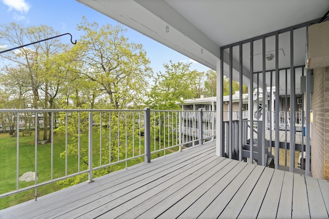 281 Gardner Ave Unit G5, New London, CT 06320 - wooden deck with a lawn