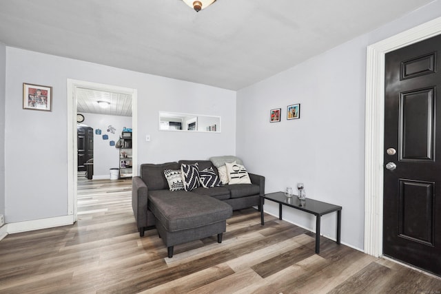 55 Lounsbury Ave, Waterbury, CT 06706 - living area featuring wood finished floors