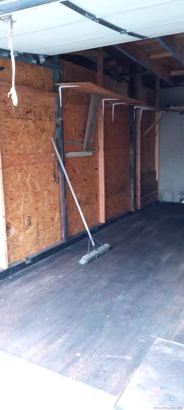 55 Lounsbury Ave, Waterbury, CT 06706 - miscellaneous room featuring hardwood / wood-style flooring