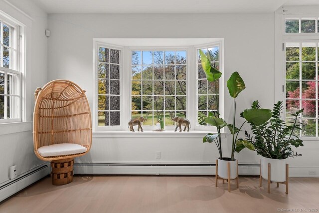 21 Rte 7, Salisbury, CT 06796 - living area featuring healthy amount of natural light and baseboard heating