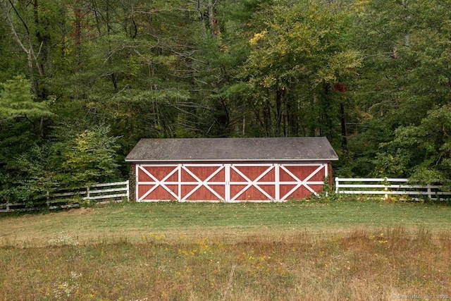 21 Rte 7, Salisbury, CT 06796 - view of shed featuring a wooded view