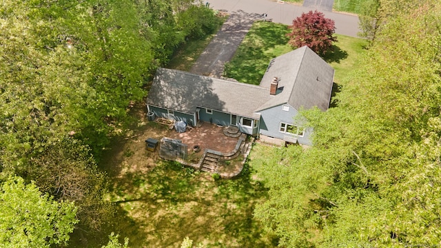 aerial view of property and surrounding area